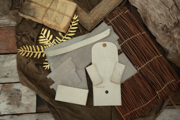 材料包 / 完成品 新版真皮拼色四卡格短夾, 刻字服務, 客製化禮物 - Image 15