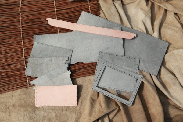 材料包 / 完成品 拼皮八卡片格短錢包, 刻字服務, 客製化禮物 - Image 8