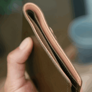 材料包 / 完成品 拼皮八卡片格短錢包, 刻字服務, 客製化禮物